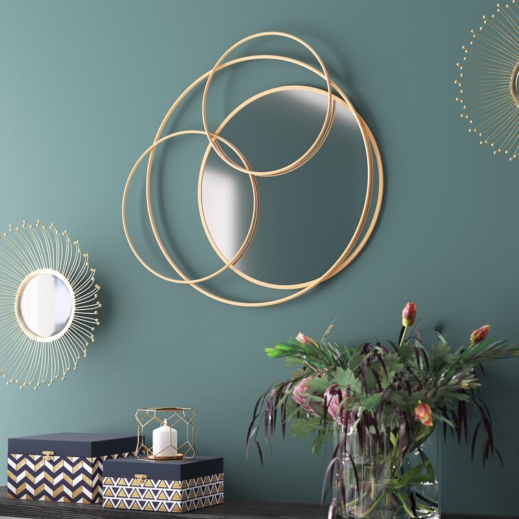 Presler Irregular Metal Wall Mirror